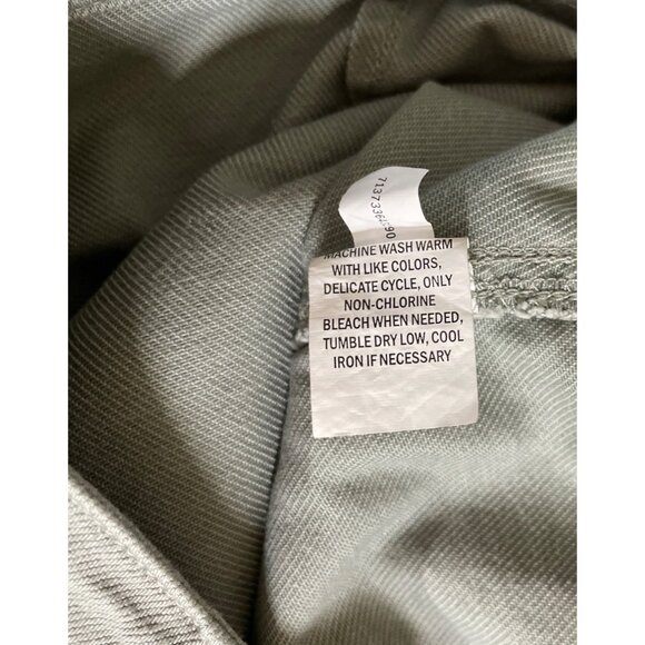 Falls Creek Green Denim Bermuda Shorts Womens Size 10 - Picture 10 of 10